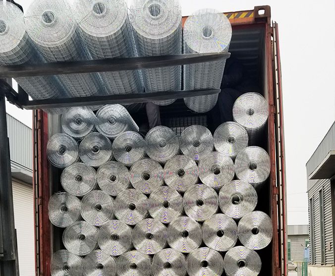 Shipment of Galvanized Welded Wire Mesh to Indonesia.